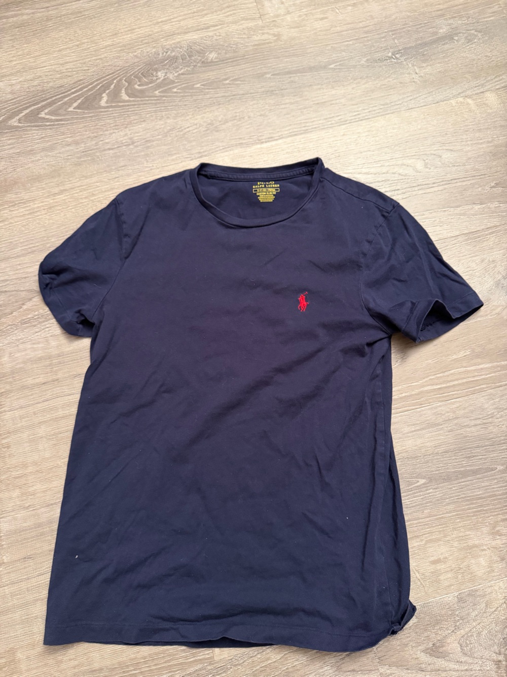 Polo by Ralph Lauren Navy Short Sleeve Tee with Red Pony
